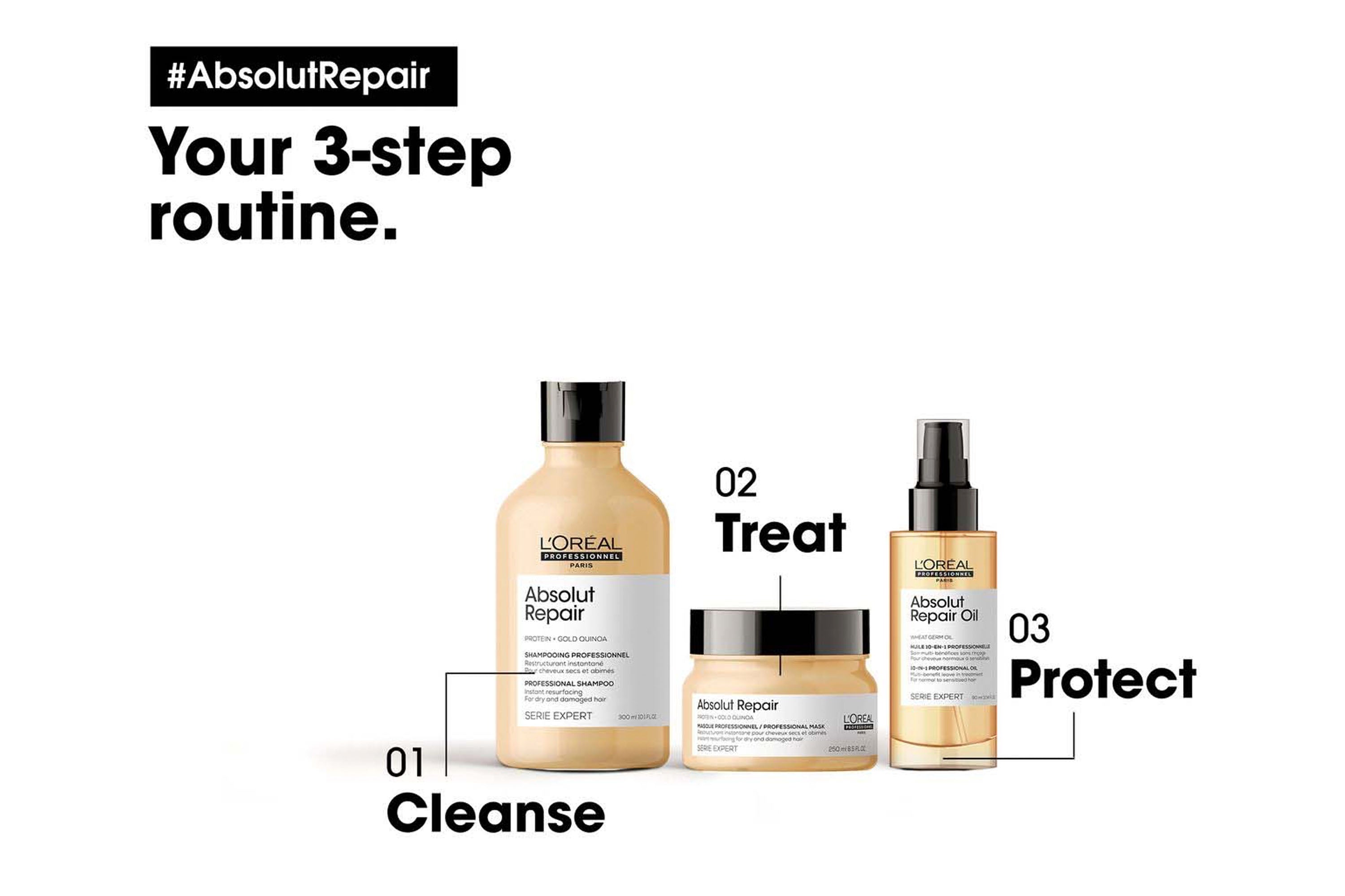 L'Oréal Professionnel Serie Expert Absolut Repair Shampoo 300ml