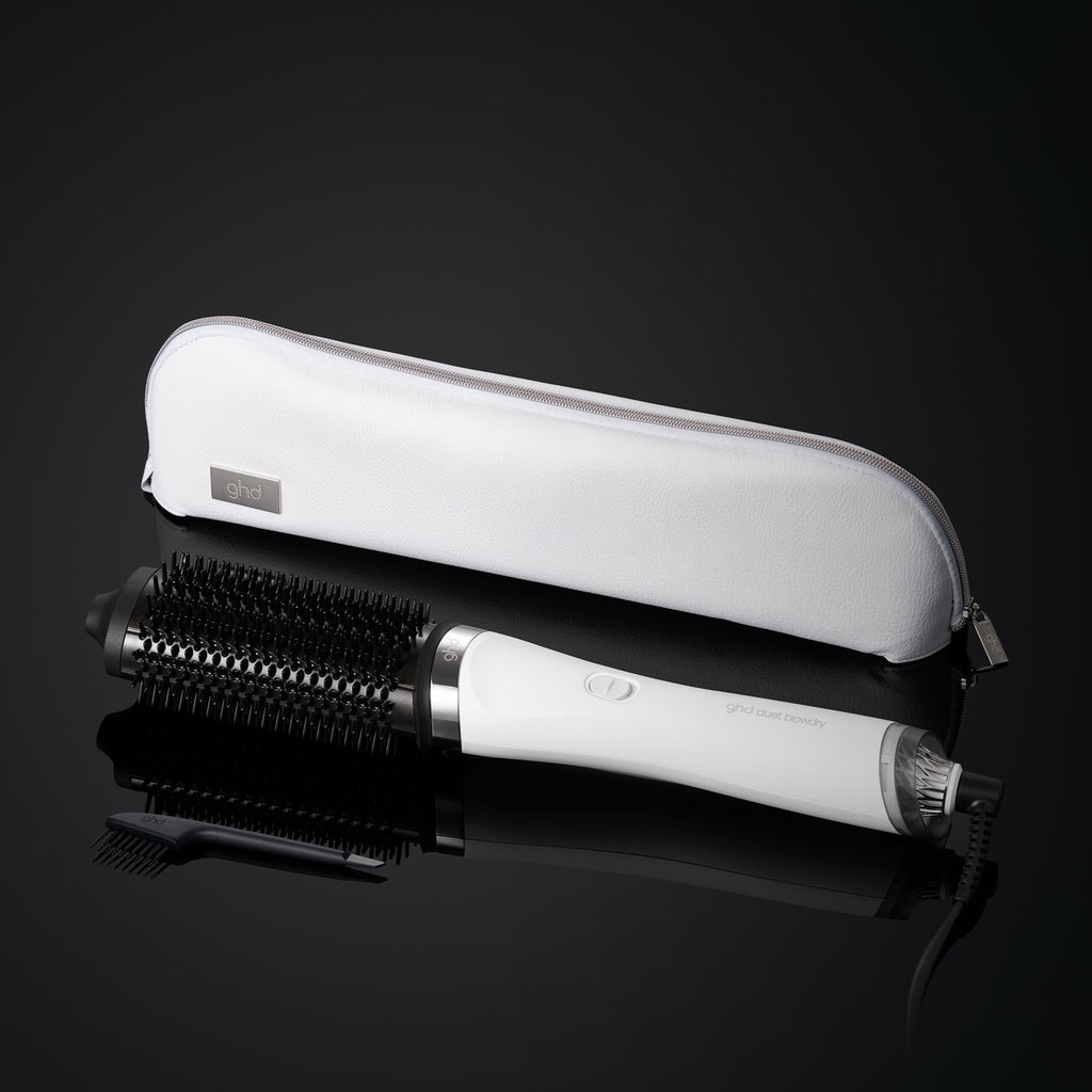 ghd duet blowdry brush - White