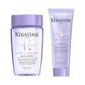 Kérastase Blond Absolu travel duo — Bain Lumière 30ml shampoo and Cicaflash 30ml conditioner