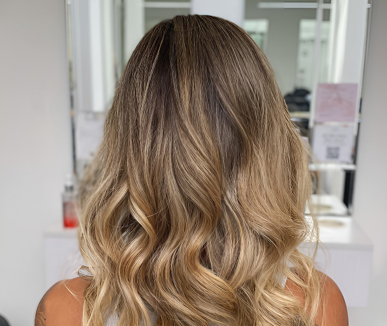 Balayage soft waves blonde colour by Crew Stylists, Queenstown
