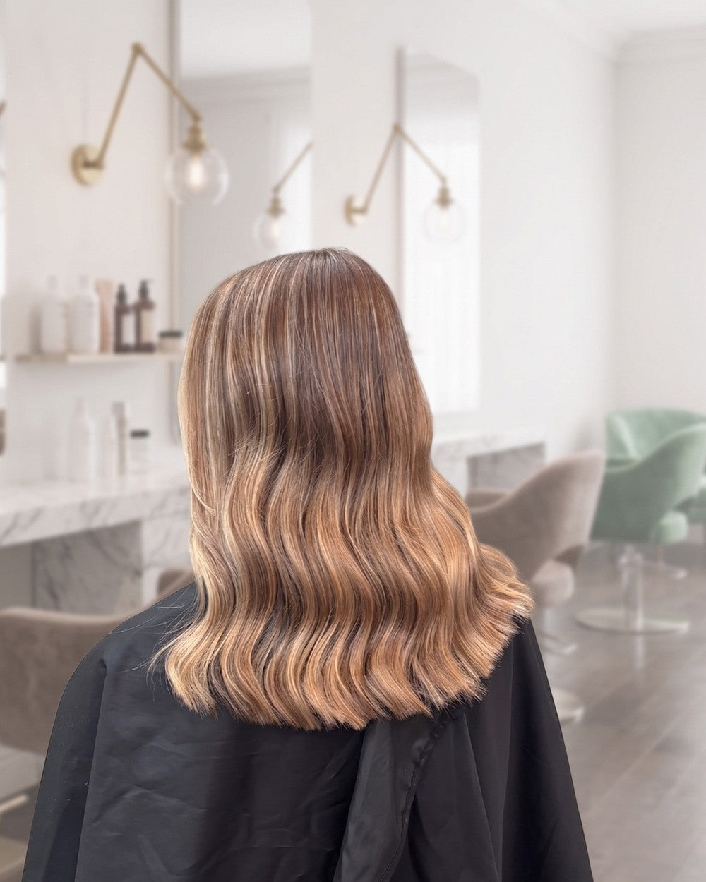 Caramel balayage waves by Stephanie Carroll, Crew Stylists Queenstown
