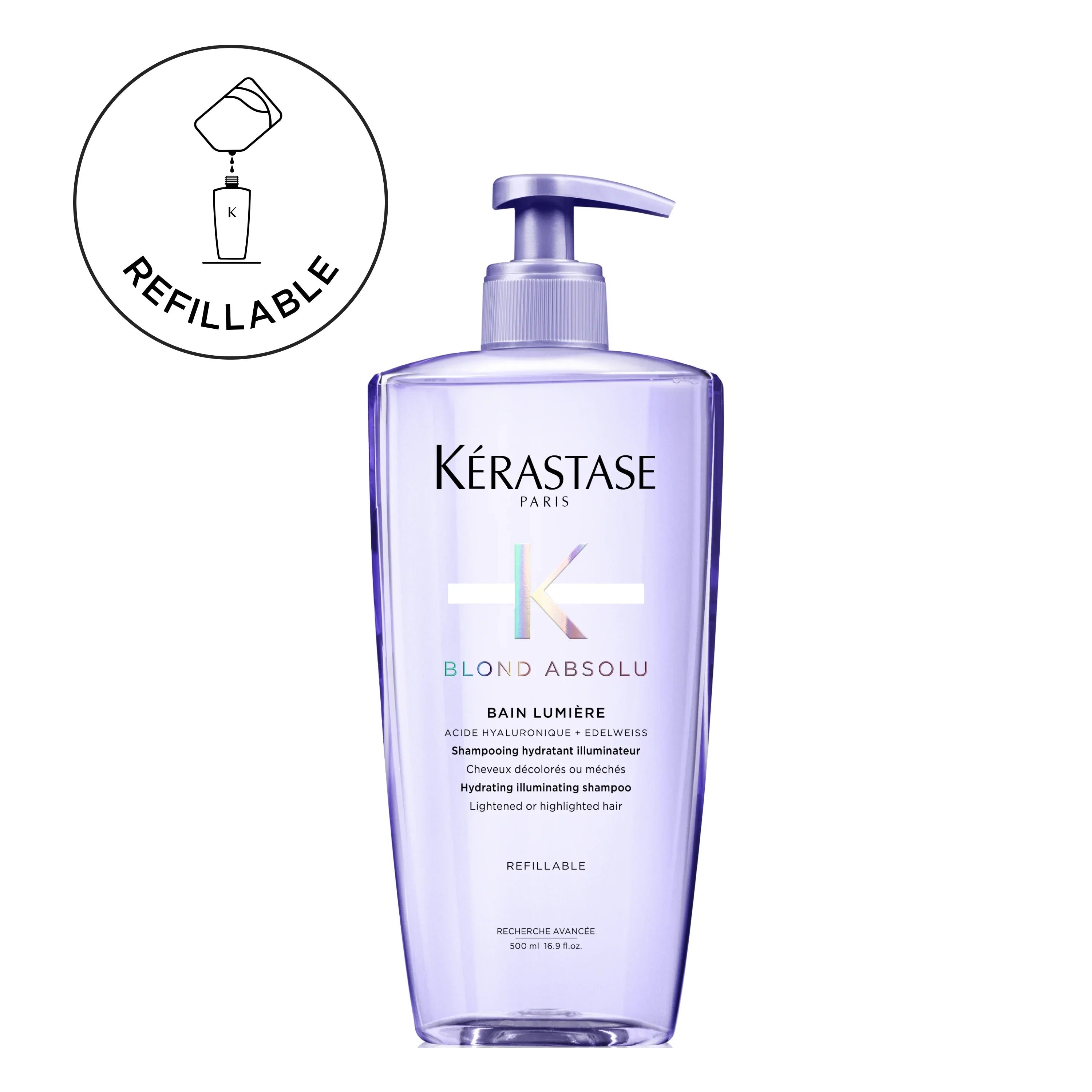 Kérastase Blond Absolu Bain Lumiere 500ml purple toning shampoo