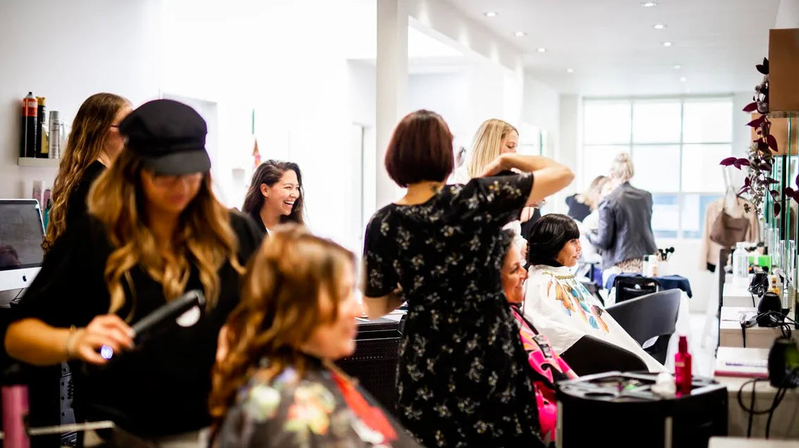 Bridal hair styling at Crew Stylists Queenstown
